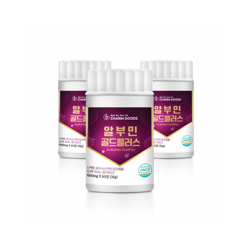 Albumin Gold Plus 3 packs of Albumin Premium 60 tablets