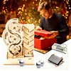 Solar 3D Wooden Puzzle Marble Run DIY Model Kit Craft