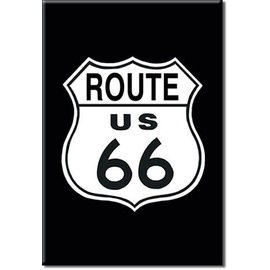 Desperate Enterprises Route 66 Shield Refrigerator Magnet, 2" x 3"