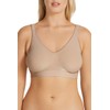 Playtex Women's Microfibre Comfort Flex Fit Wirefree Bra, Nude, Medium