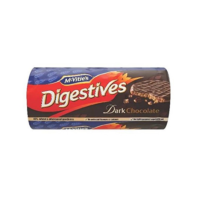 McVitie's Digestives Dark Chocolate Biscuits 12 x 300g Packs (Bulk Buy)