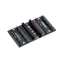 Compatible for Raspberry Pi Pico Expansion Board with Dual 2x20 Pin Headers, Reset Button, and Clear Pin Labels for Easy Connectivity and Debugging