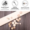 Pack of 25 Oak Cover Caps for Drill Hole 15