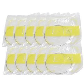 Cheerock 10-Pack Single Guitar Strings for Acoustic Guitars, Brass Guitar String E-1st, Guitar Replacement Steel String, Bright and Well-Balanced Tone (High E) Light Tension