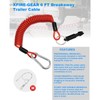 XFIRE-GEAR XFIRE-GEAR Update 6FT Trailer Brake Away Cable, Trailer Breakaway