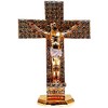 Purpledip Metal Crucifix (Jesus Christ on The Cross) with Glittering