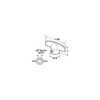 CRL White T-Crank Window Handle With 3/8" Spline Size for