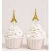 Darling Souvenir, Eiffel Tower Cupcake Toppers, Wedding Party Dessert Decorations