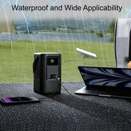 Nedul Starlink Mini USB C to DC Power Cable, Starlink Mini Type-C to DC Power Cable, PD 20V Type-C Input to DC Male Output Waterproof, Compatible with 65W+ PD 20V Protocol Power Supply/Source (2M)