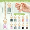 Funnymoom 20 Pcs Car Hanging Air Fragrance Bottles Bulk Empty