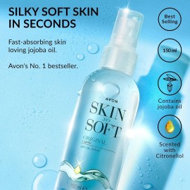 5 X Bottles Avon Skin So Soft Original Dry Oil Spray Bonus Size 8.45 fl oz