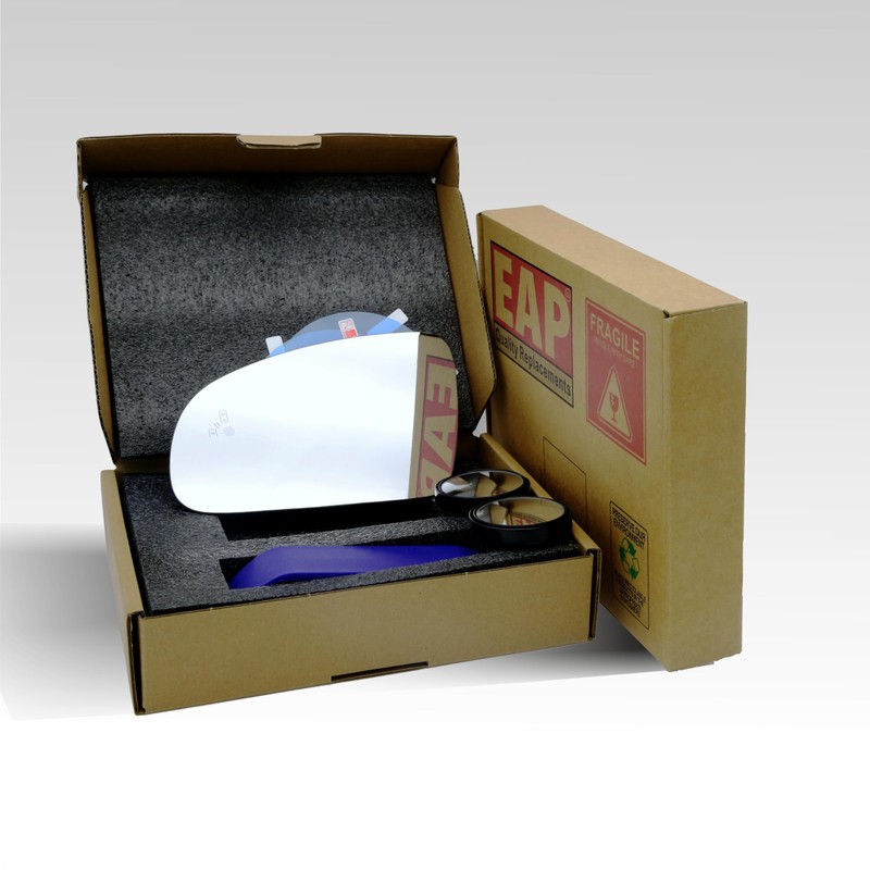 EAP Driver Side Mirror Glass Compatible with Hyundai KONA 2018-2023,