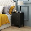 MIOCASA Metal Nightstand Modern End Side Table Steel Bedside Storage