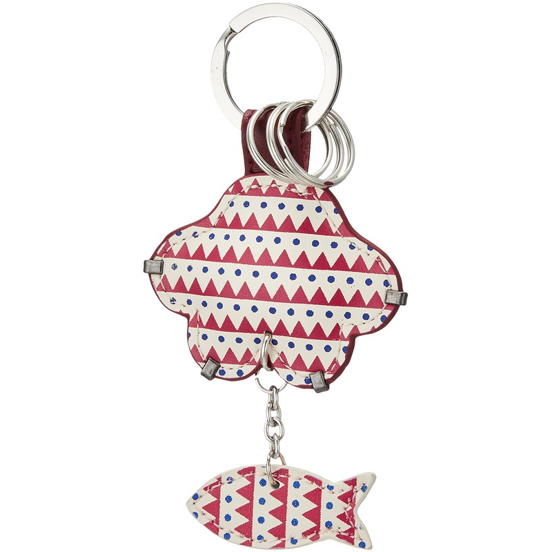 [Noah family] cat hand Key Ring J715 - red -
