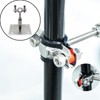 Mewutal 2pcs Pipe Supports 50-100mm Adjustable Height Pipe Brackets Clamps