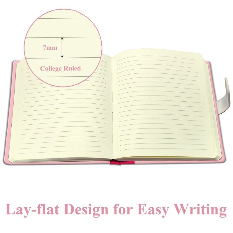 Girls Hardcover Journal W/Pen & Magnetic Closure Lined Pages Notebook