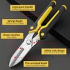 Scissors Heavy duty 9-inch, Shears Multipurpose, Easy Cutting Iron Sheet,