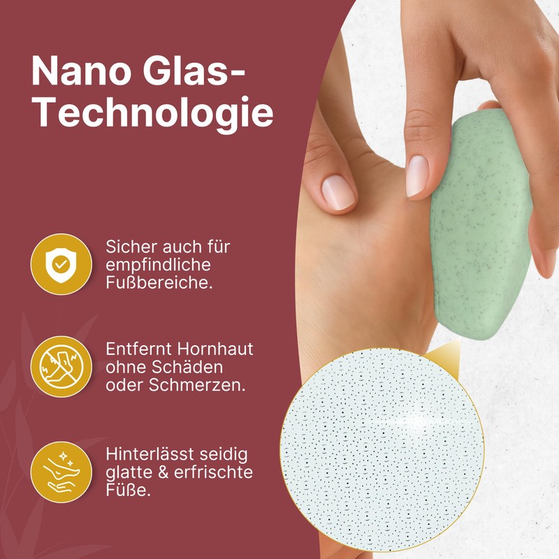 BICTIVE Nano Glass Callus Remover for Foot Care. Foot File