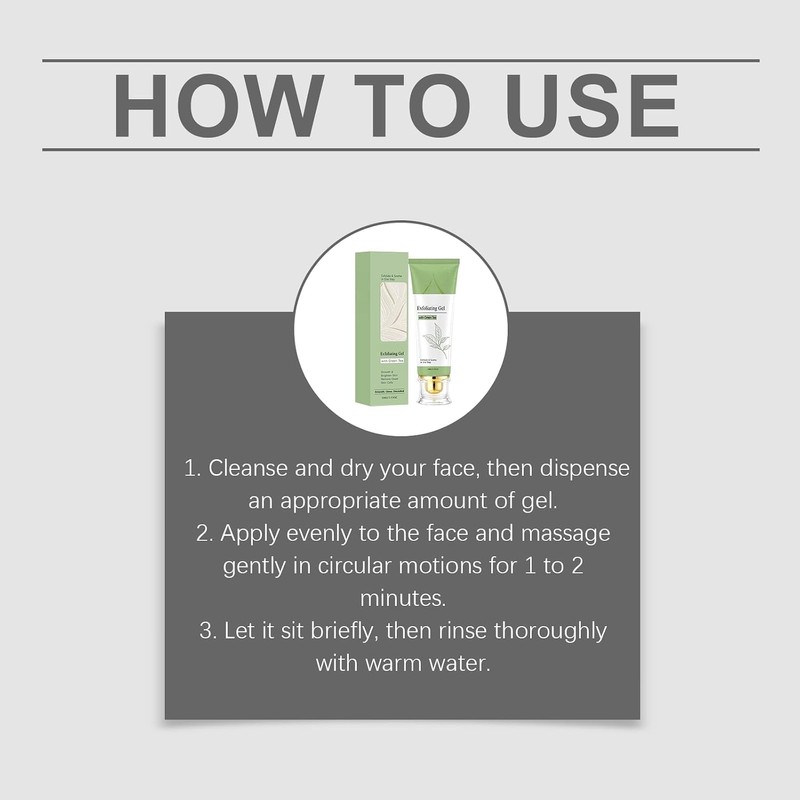 Gel Exfoliante Facial Triple Enzima Té Verde 3 Unidades CMEXL02
