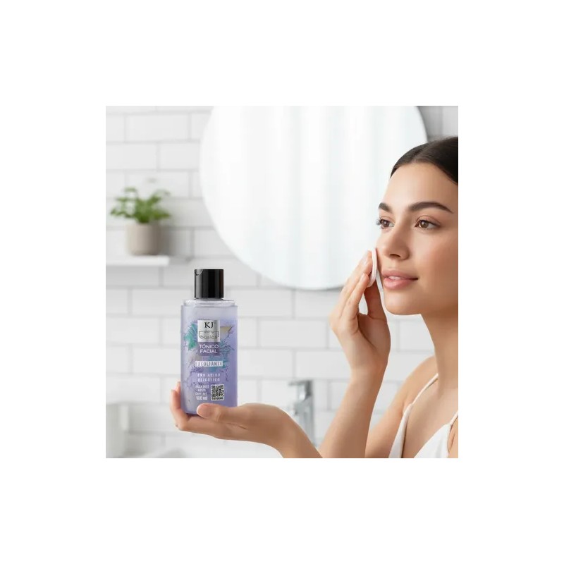 Kit 2 Tónico Facial Exfoliante Kj Ácido Glicólico 150 Ml