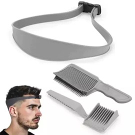 PnUyU8bp1UkN 정리 가이드 남자 머리 패키지 이발 머리 자르기 도구 셀프 커트 3종 뒷머리 Men's Hair Cutting Package Barber Trimming Tools Self Cut 3 Piece Back Hair [Self-Haircut 3-Item Package]