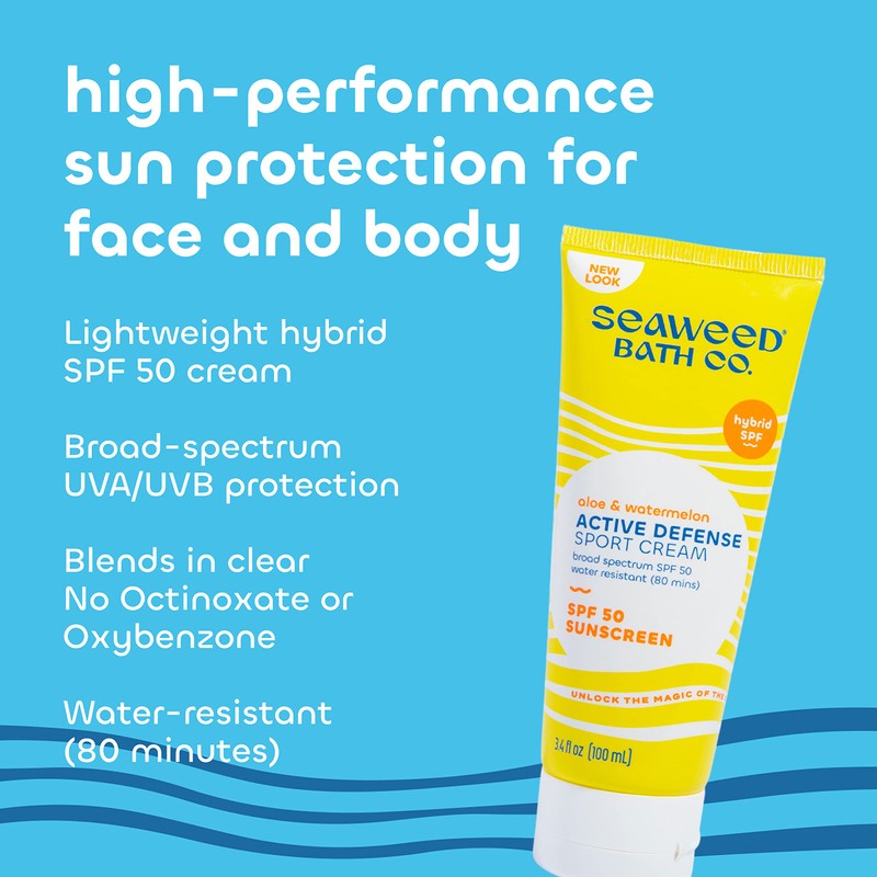 Seaweed Bath Co. Active Defense SPF 50 Sport Broad Spectrum