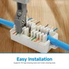UIHRLM 2 Pack RJ45 Cat6 Junction Box, High-Speed LAN/Powerline Punch