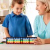 ibasenice ÁBaco De PláStico Multicolor, 17 Varillas para MatemáTicas