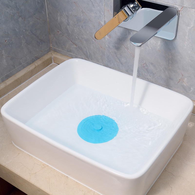 Aluvor Bathtub Drain Stopper, 5'' Drain Cover Tub Stopper Universal