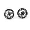 Pentagram Gothic Black Cufflinks