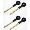 fiXte Universal Extra Long Brass Bolt Key Security Rack Door