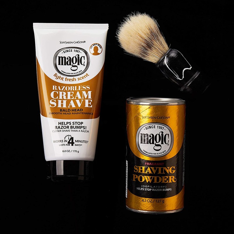 Magic Shave Razorless Cream Shave, Bald Head Smooth Head Maintenance,