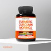 Turmeric Curcumin Supplement with Black Pepper, Ginger, Moringa (Made with