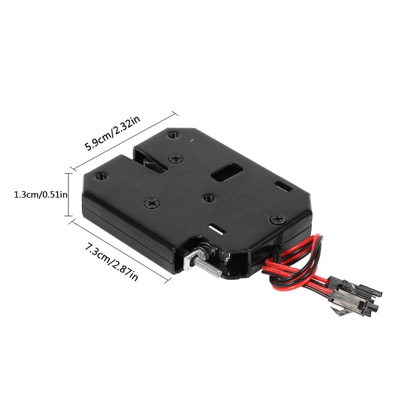 DC 12V Cabinet Drawer Electric Magnetic Lock Electromagnet Fail-Safe for
