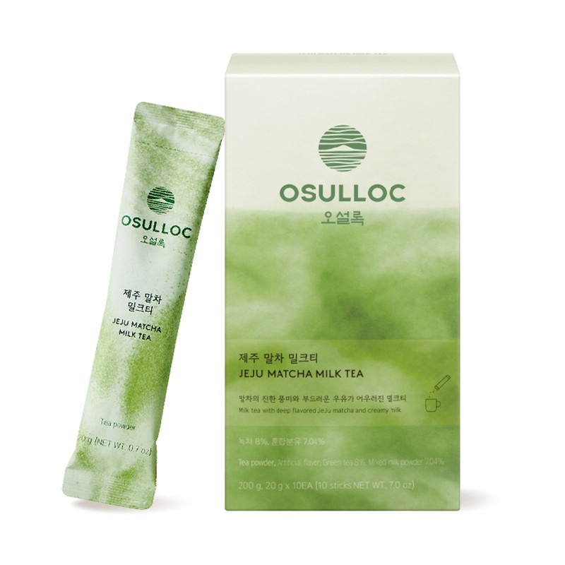 O'sulloc [오설록]제주 말차 밀크티 10입 (원산지:상세설명참조) [OSULLOC] Jeju Matcha Milk