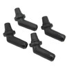 4pcs Sunroof Drain Tube Connector Rubber Black for Range Rover