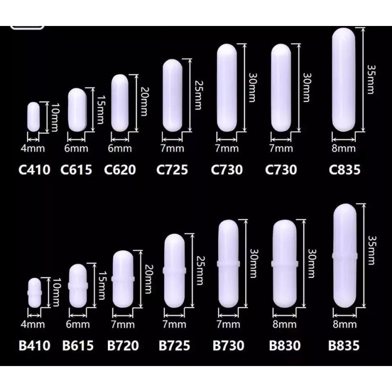 Launers Kit De7 Piezas Barras Agitadoras + Pinza