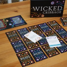 Only Then Studios Wicked Cribbage | A Playful Twist On A Classic Game | 30-45 Minute Playtime | Ages 8+ | Quick, Easy to Learn