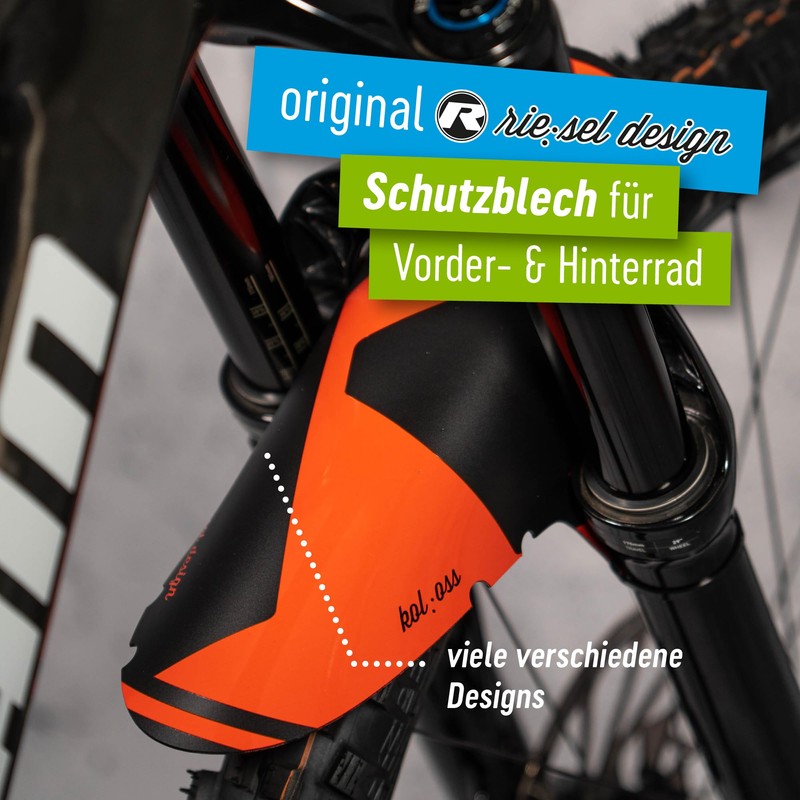 Rie:Sel Unisex Adult Kol Oss Front Fork Mudguard Fender -