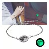 THE9SHOP Pulsera Luna Llena Brilla Oscuridad Moda Brillante Envió 3d