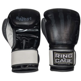 Ring to Cage Gym Training Stand-Up Boxing Gloves -X-Ray Printed (16oz-Large)