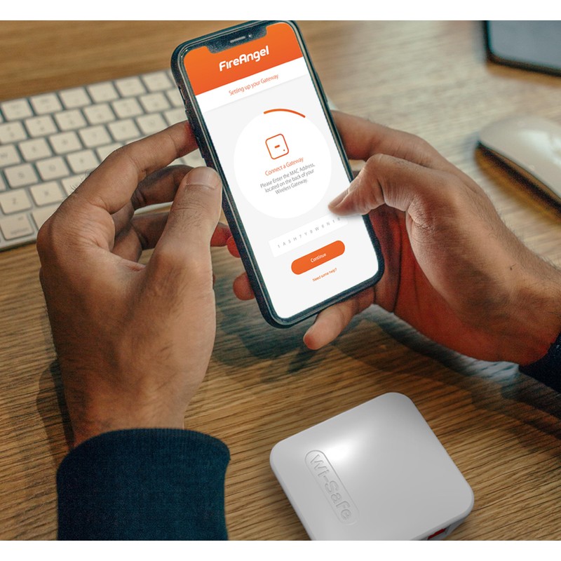 FireAngel Smart Gateway Hub for Connected Wireless Carbon Monoxide, Heat,