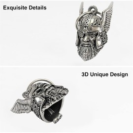 ZKGYUS Guardian Bell Motorcycle Bell, Stainless Steel Motorcycle Bell Lucky Charm, Motorcycle Bell Hanger Chrome for Motorcycle Accessories or Key Chain, Supplied in a Velvet Gift Bag, chrome