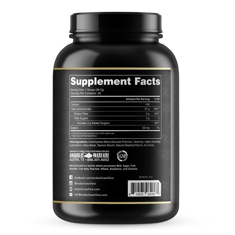 Anabolic Warfare Glyco Surge Intra & Post Workout Carb Powder