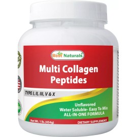 Best Naturals Multi Collagen Peptide Powder 1 Pound