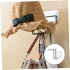 Sosoport Helmet Stand Multi-Functional Wall-Mounted Motorcycle Helmet Holders Coat Display