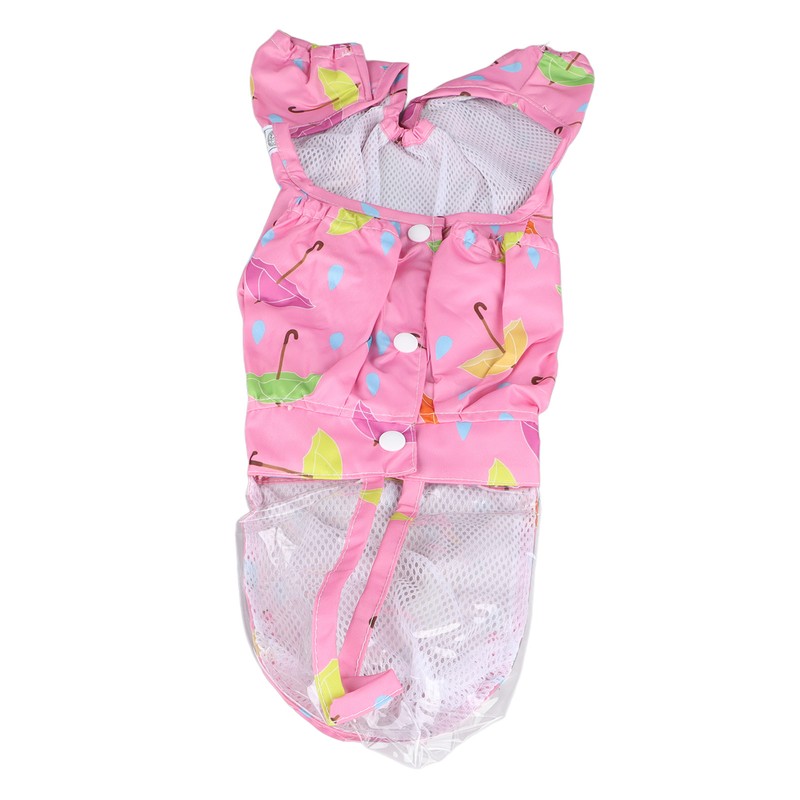 Pet Reflective Raincoat Legs Covered Cute Waterproof Skin Friendly Dog
