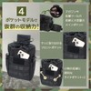 Honesty Mouth Dump Pouch, Foldable, Large, Tactical Pouch, Large Capacity,