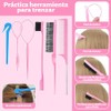 Set de Accesorios Para el Cabello, 1690 bandas de goma