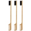 HEALLILY Double-Headed Bamboo Eyebrow Comb and Lash Brush for Women